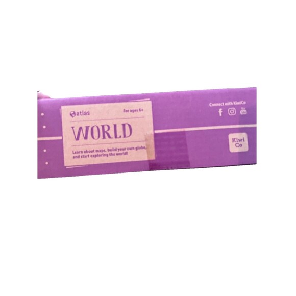 Kiwi Co Atlas Crate World Ages 6 & Up Geography Learning Sealed Kit - Picture 2 of 4